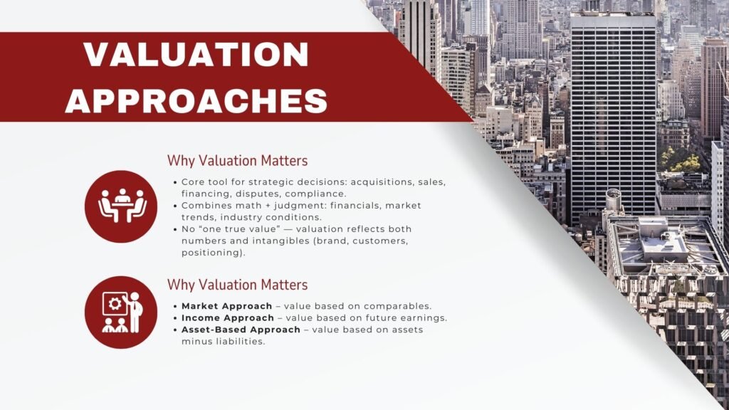 Core Business Valuation Approaches